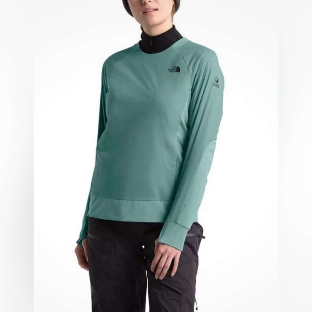 The North Face Women's Crewneck Sweater in Seafoam Green